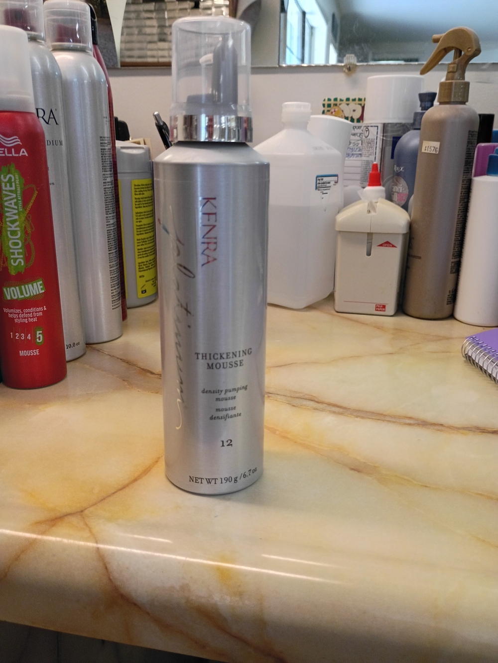 Kenra Silver Thickening Mousse 12 - Volumizing Styling Mousse